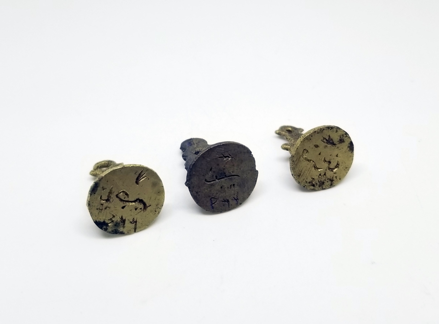 OSMANLI DÖNEMİ EL KAZIMA 3 ADET ŞAHIS MÜHRÜ