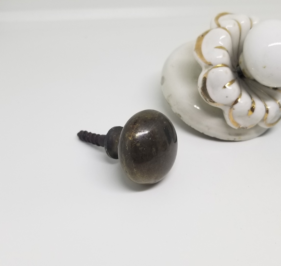 AHŞAP, CAM VE PORSELEN 4 ADET OSMANLI DÖNEMİ ÇEKMECE KULBU