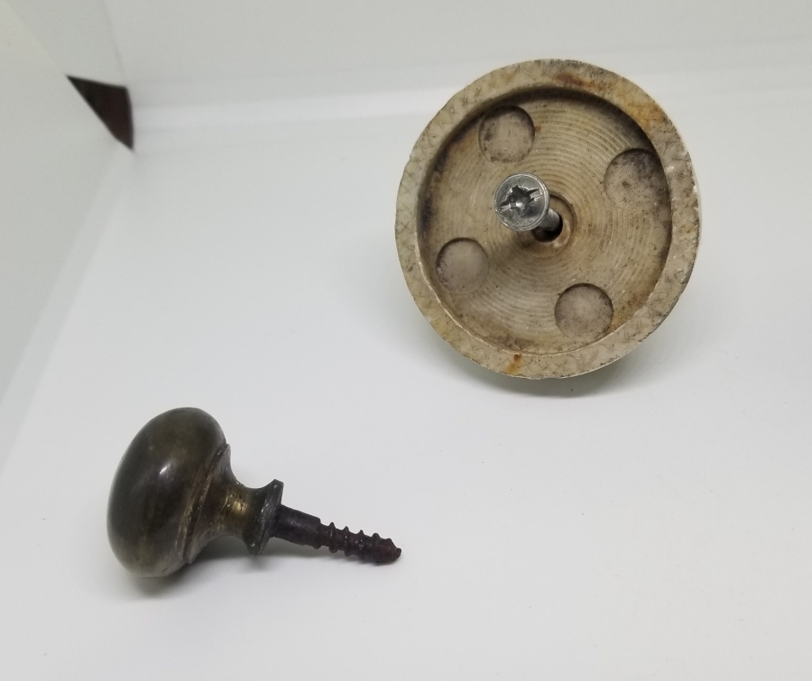 AHŞAP, CAM VE PORSELEN 4 ADET OSMANLI DÖNEMİ ÇEKMECE KULBU