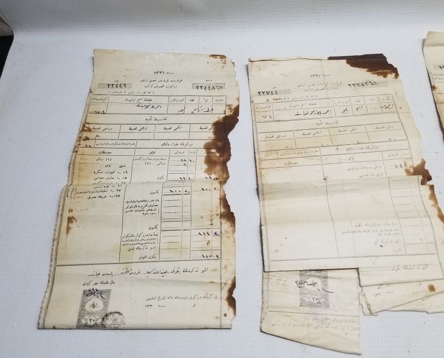 OSMANLI DÖNEMİ MAKBUZ LOTU