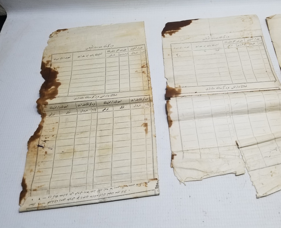 OSMANLI DÖNEMİ MAKBUZ LOTU