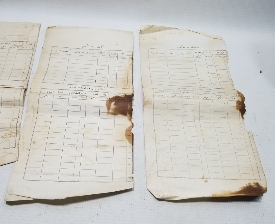 OSMANLI DÖNEMİ MAKBUZ LOTU