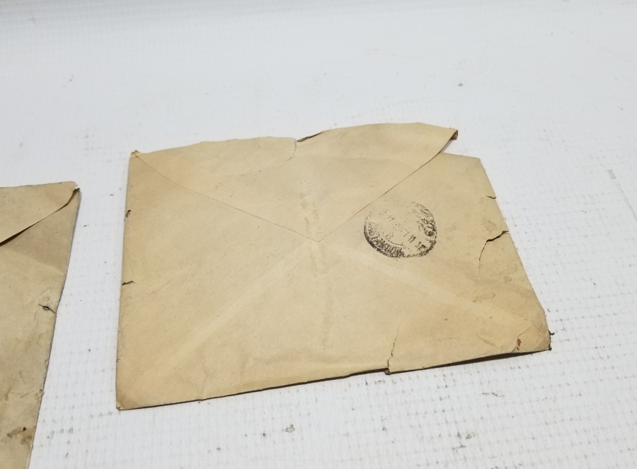 OSMANLI DÖNEMİ ÜZERLERİ YAZILI 3 ADET MEKTUP ZARFI