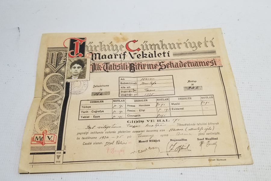 ANTİKA İLKOKUL DİPLOMASI