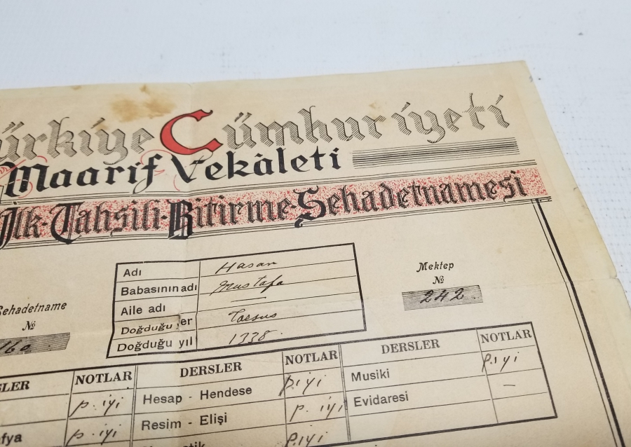 ANTİKA İLKOKUL DİPLOMASI