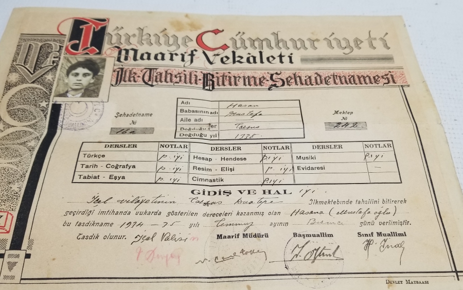 ANTİKA İLKOKUL DİPLOMASI