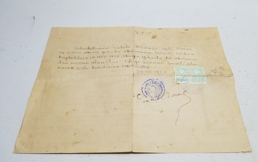 ANTİKA İLKOKUL DİPLOMASI