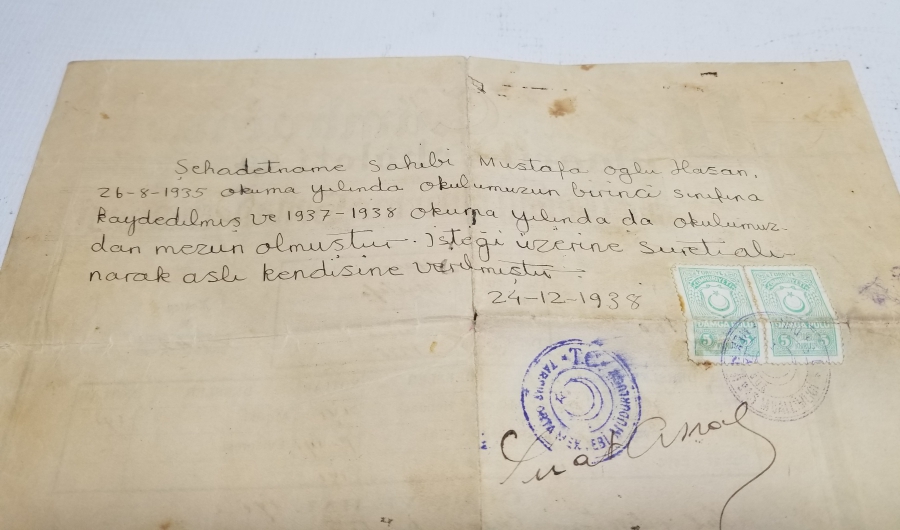 ANTİKA İLKOKUL DİPLOMASI