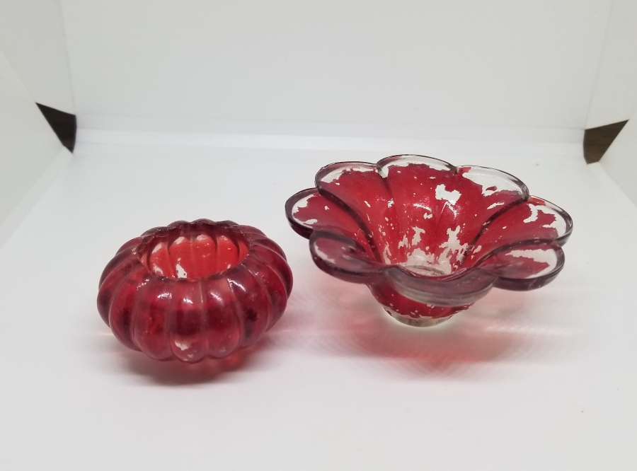 ANTİKA CAM MUMLUK PARÇASI