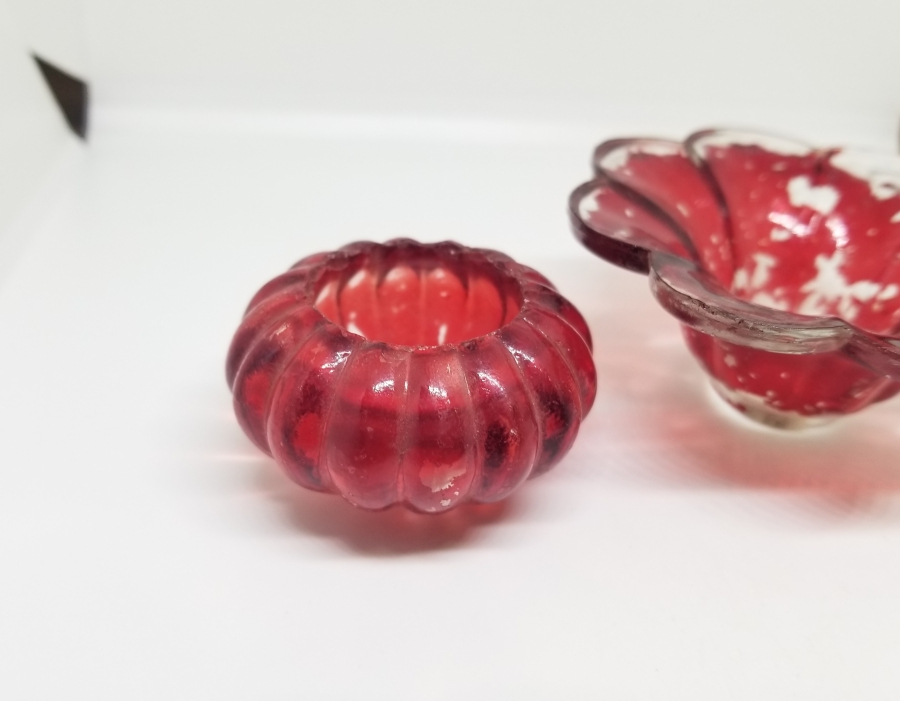 ANTİKA CAM MUMLUK PARÇASI