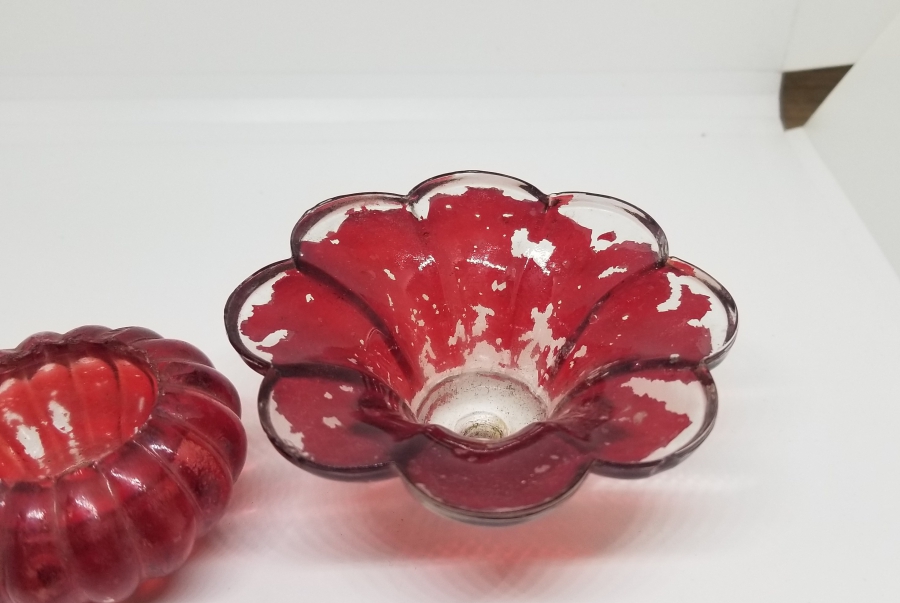 ANTİKA CAM MUMLUK PARÇASI