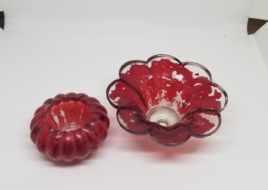 ANTİKA CAM MUMLUK PARÇASI