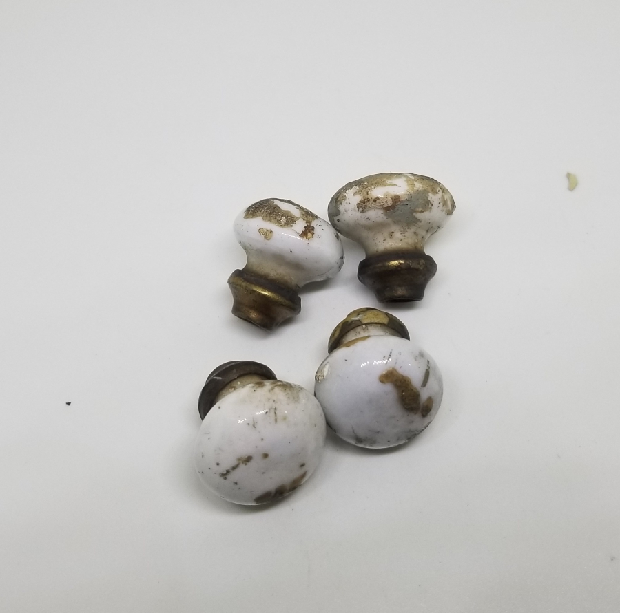 4 ADET MİNİ BOY PORSELEN ÇEKMECE KULBU