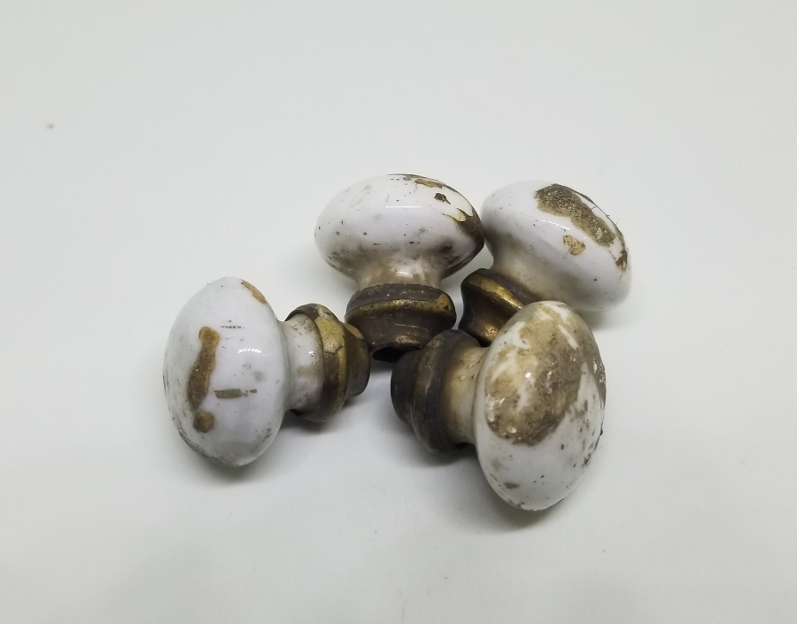 4 ADET MİNİ BOY PORSELEN ÇEKMECE KULBU