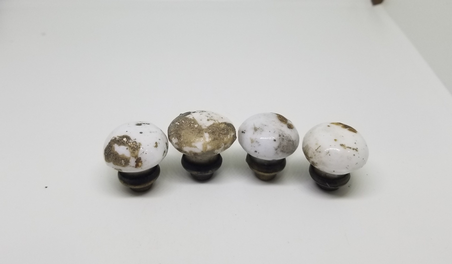 4 ADET MİNİ BOY PORSELEN ÇEKMECE KULBU