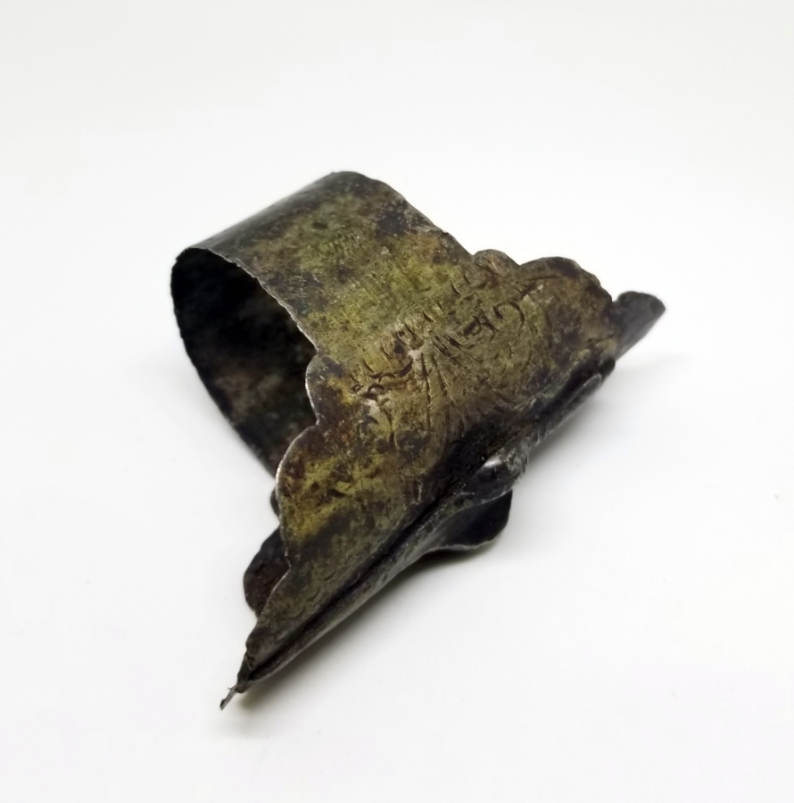 ÜZERİ NİŞANGAHLI OSMANLI DÖNEMİ GÜMÜŞ TÜFEK BİLEZİĞİ