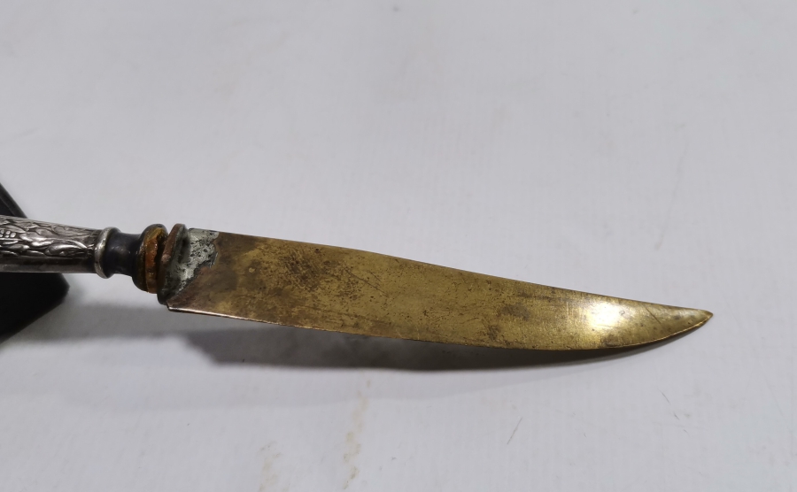 GÜMÜŞ SAPLI ANTİKA ZARF AÇACAĞI