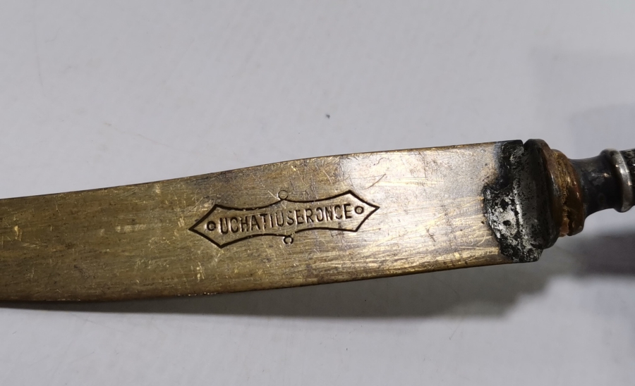 GÜMÜŞ SAPLI ANTİKA ZARF AÇACAĞI