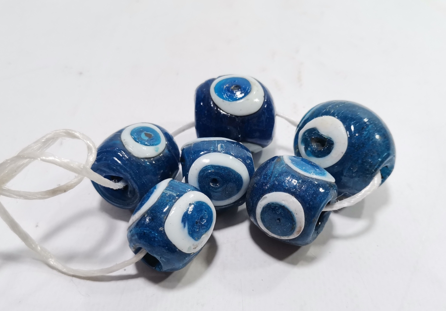 EL YAPIMI ANTİKA NAZAR BONCUĞU LOTU