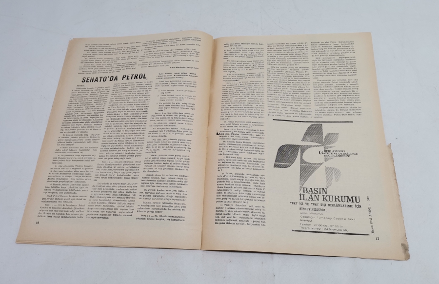 1965 TARİHLİ FORUM DERGİSİ