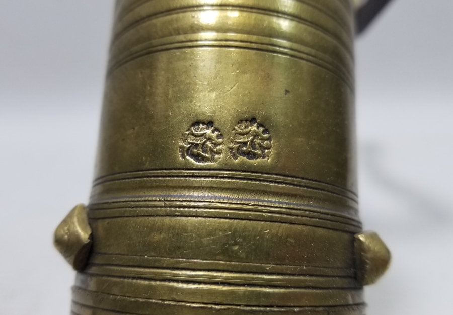 ÜZERİ ÇİFT USTA DAMGALI OSMANLI DÖNEMİ SÜLEYMANİYE KAHVE DEĞİRMENİ