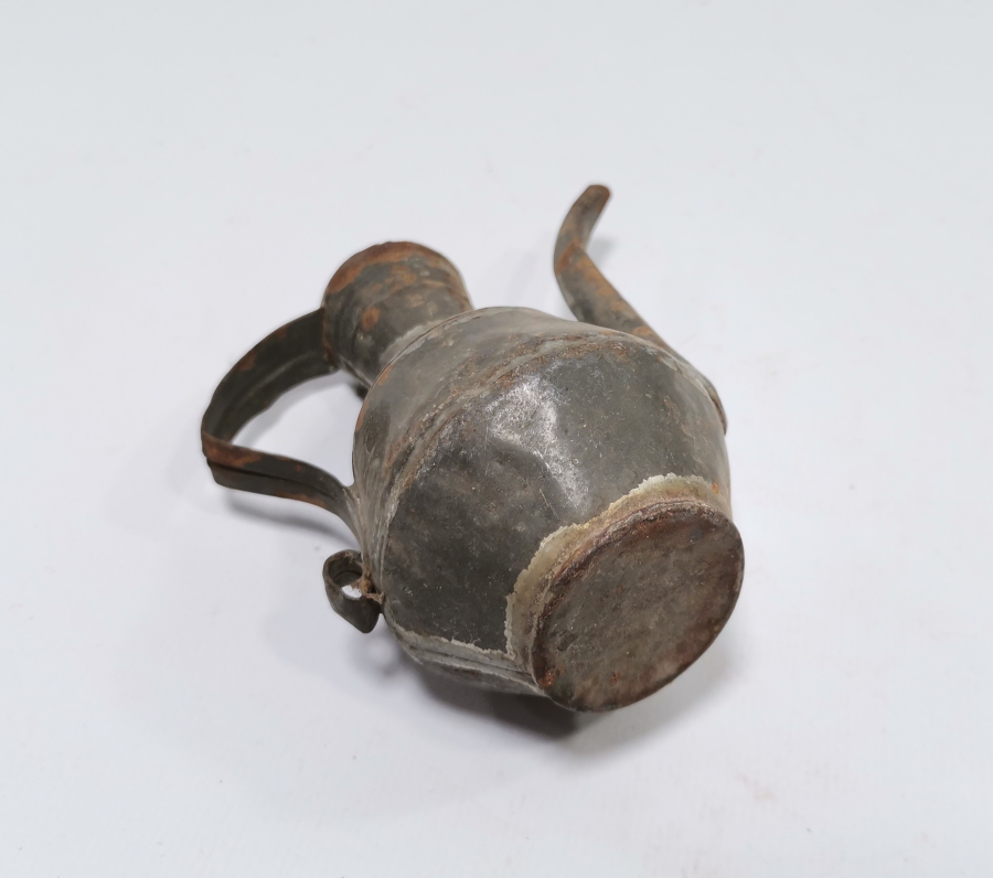 OSMANLI DÖNEMİ EL YAPIMI İBRİK FORMLU ZEYTİN YAĞDANLIĞI