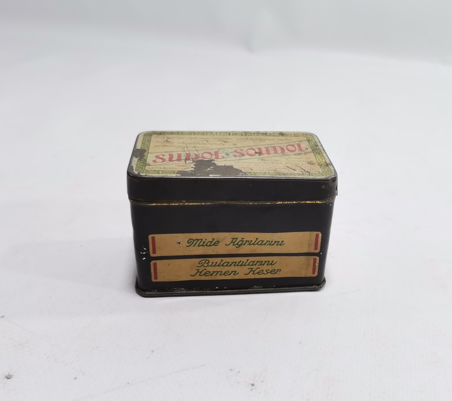 ANTİKA METAL İLAÇ KUTUSU