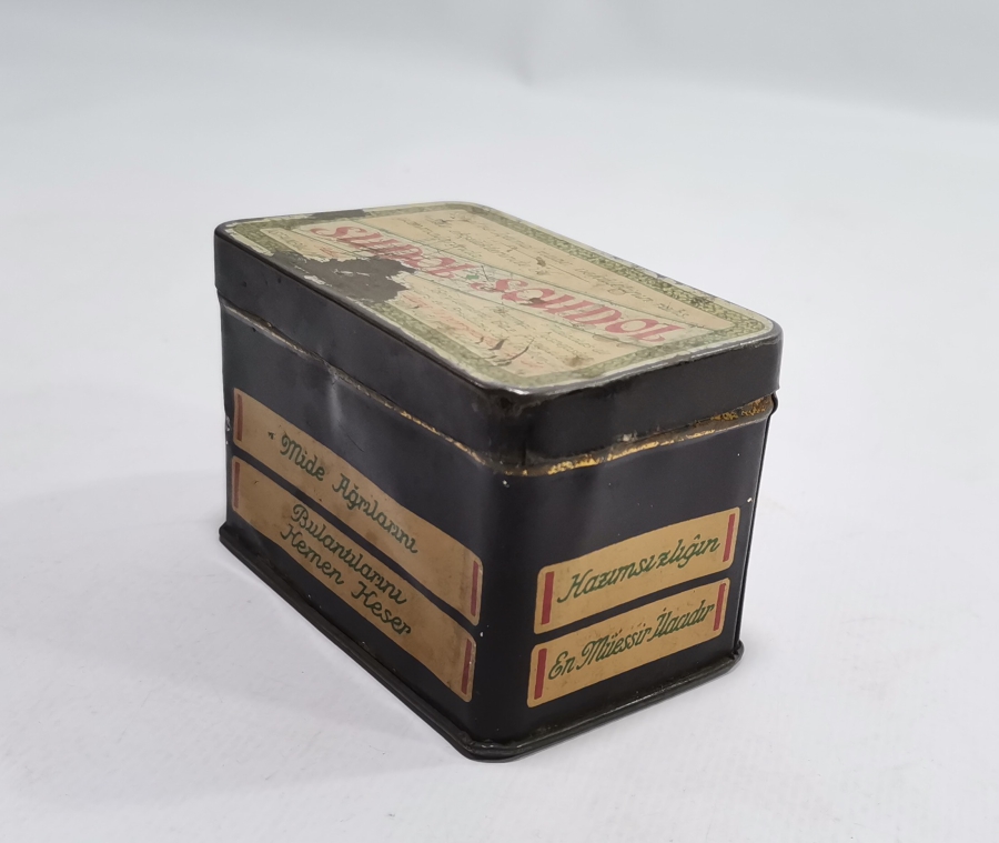 ANTİKA METAL İLAÇ KUTUSU