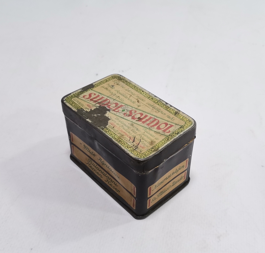 ANTİKA METAL İLAÇ KUTUSU