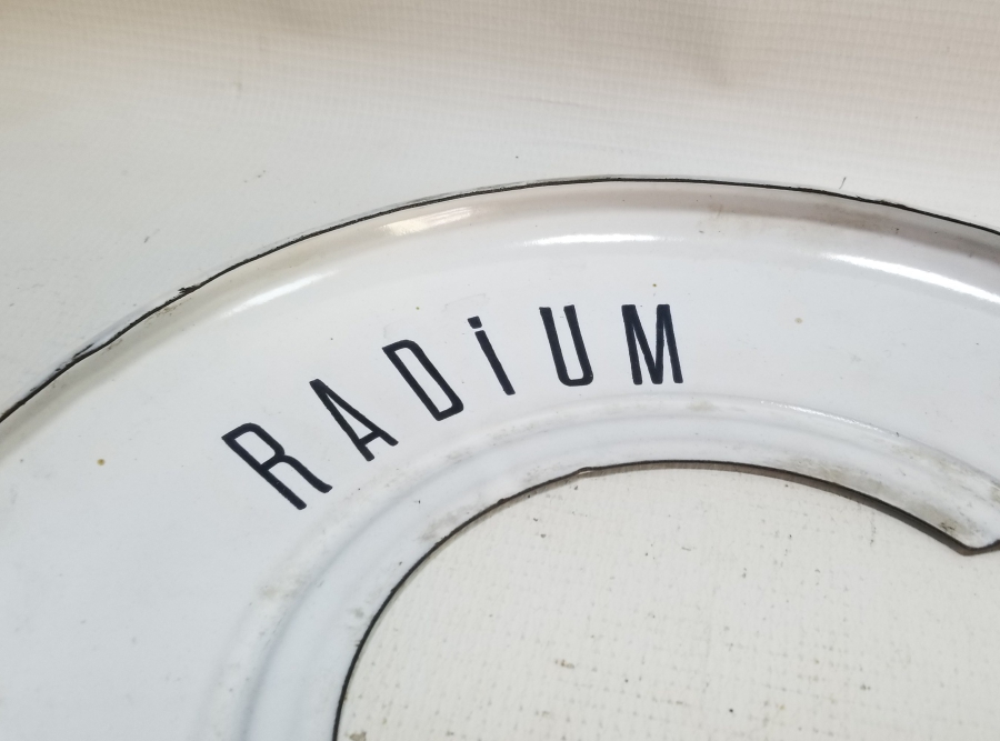 OSMANLI DÖNEMİ ÇİL KONDİSYONDA EMAYE SOKAK LAMBASI TACI