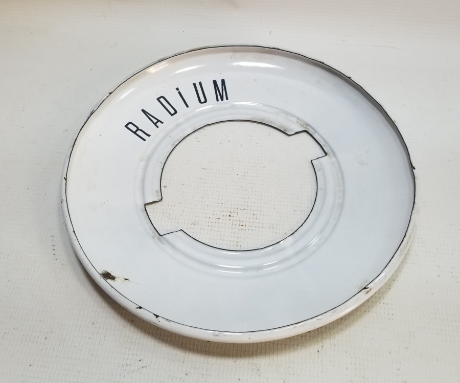 OSMANLI DÖNEMİ ÇİL KONDİSYONDA EMAYE SOKAK LAMBASI TACI