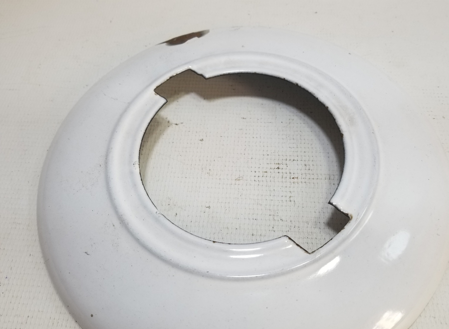 OSMANLI DÖNEMİ ÇİL KONDİSYONDA EMAYE SOKAK LAMBASI TACI