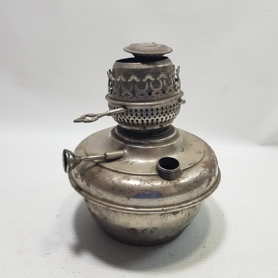 ANTİKA METAL GAZ LAMBASI