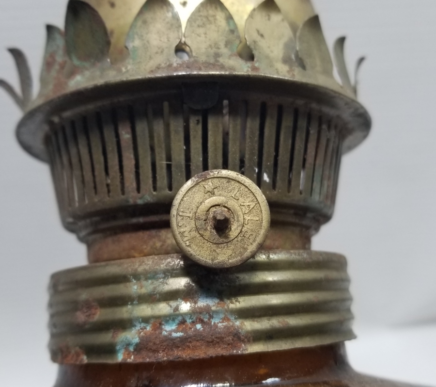 YERLİ YAPIM ANTİKA CAM GAZ LAMBASI