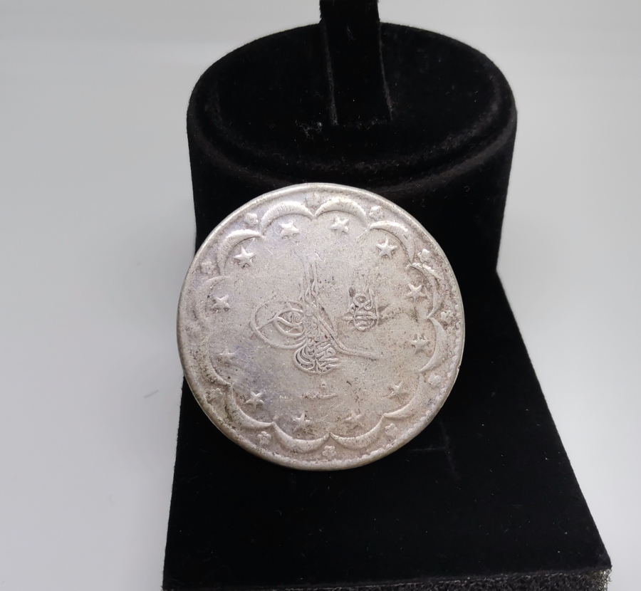 SULTAN MEHMET REŞAD DÖNEMİ 20 KURUŞ GÜMÜŞ MECİDİYE PARA