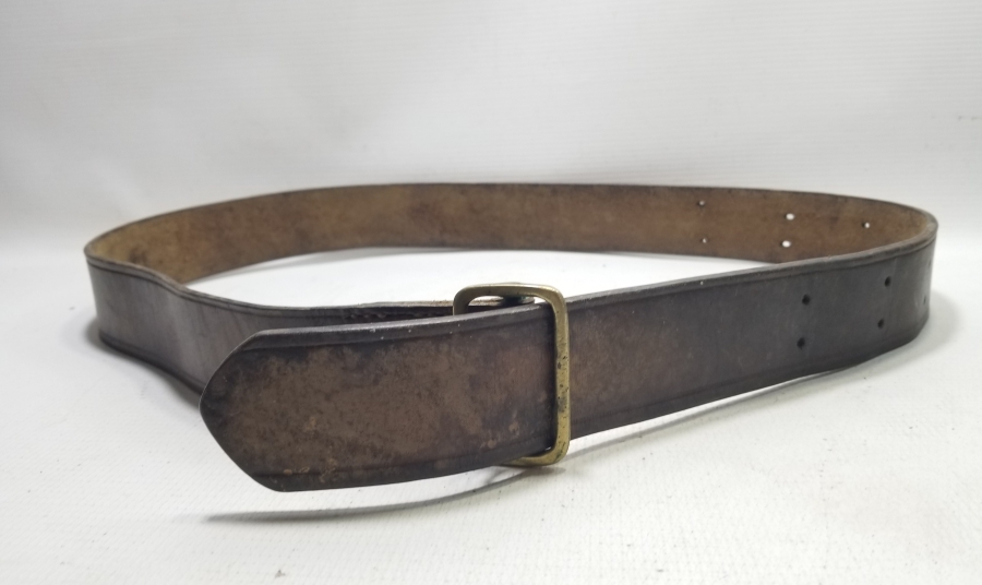 1. DÜNYA SAVAŞI DÖNEMİ DERİ SUBAY KEMERİ