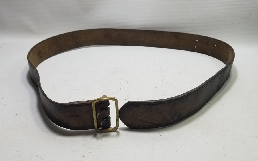 1. DÜNYA SAVAŞI DÖNEMİ DERİ SUBAY KEMERİ