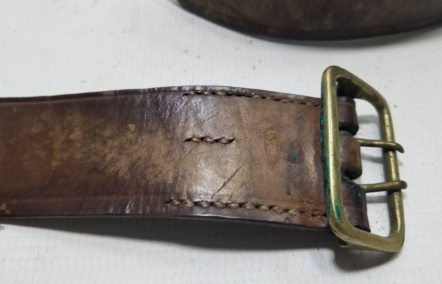 1. DÜNYA SAVAŞI DÖNEMİ DERİ SUBAY KEMERİ