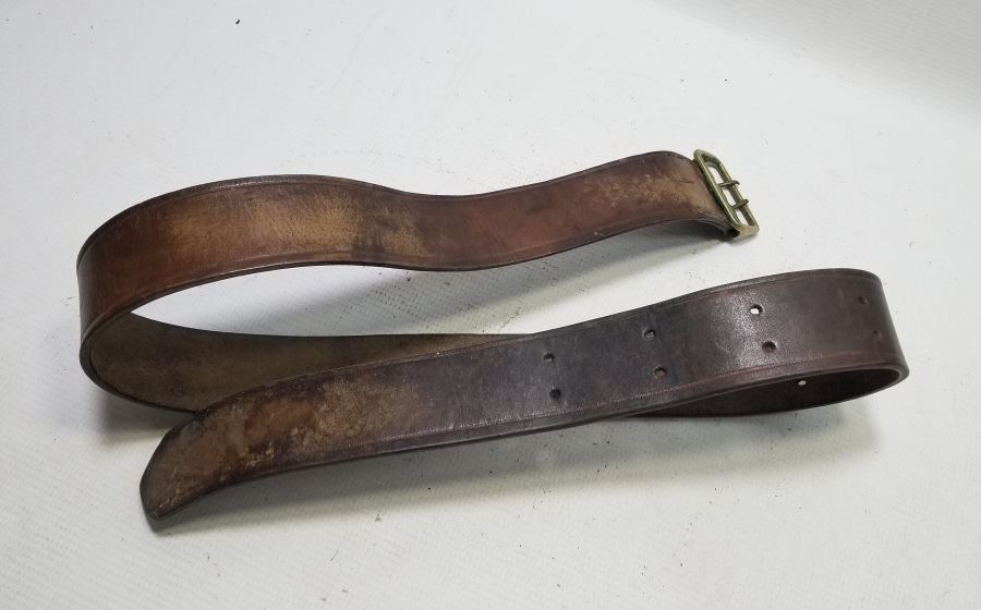 1. DÜNYA SAVAŞI DÖNEMİ DERİ SUBAY KEMERİ