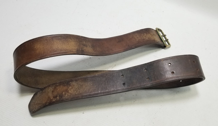 1. DÜNYA SAVAŞI DÖNEMİ DERİ SUBAY KEMERİ