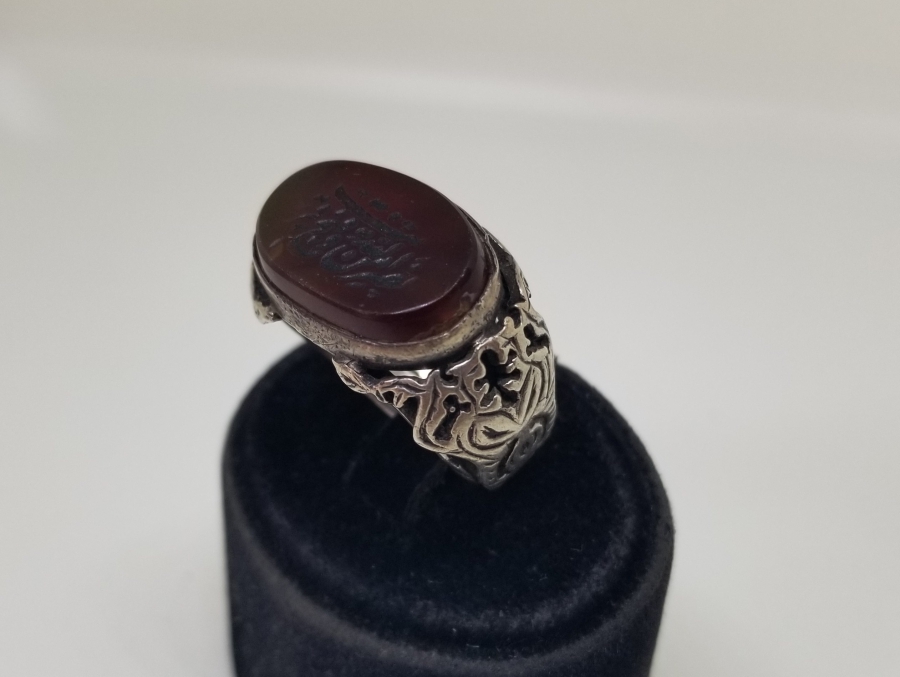 SAF SURESİ 13. AYET YAZILI ÖZEL YAPIM ANTİKA YÜZÜK