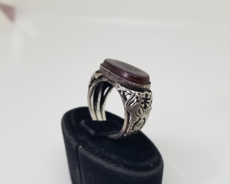 SAF SURESİ 13. AYET YAZILI ÖZEL YAPIM ANTİKA YÜZÜK