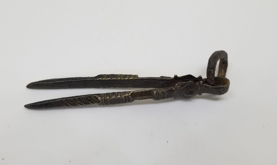 KABARTMA İŞÇİLİKLİ OSMANLI DÖNEMİ BRONZ CIMBIZ