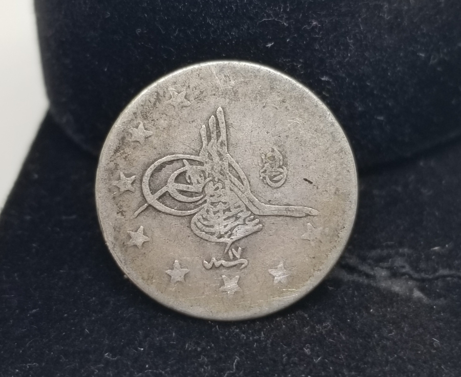 SULTAN ABDÜLHAMİD DÖNEMİ GÜMÜŞ 2 KURUŞ MECİDİYE