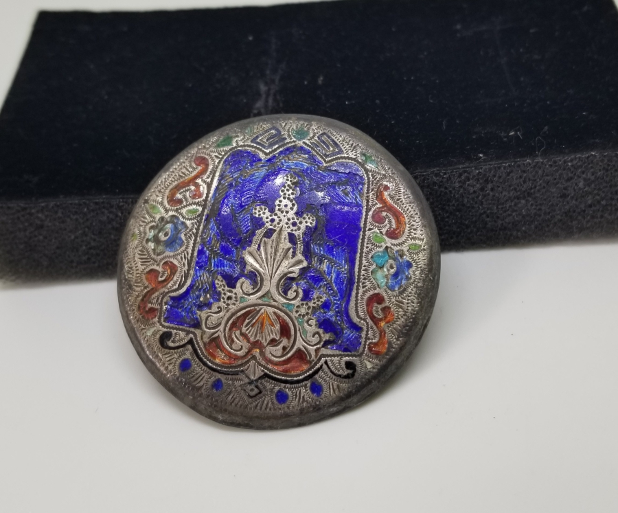 OSMANLI DÖNEMİ MİNE İŞÇİLİKLİ GÜMÜŞ CEP SAATİ KASA KAPAĞI