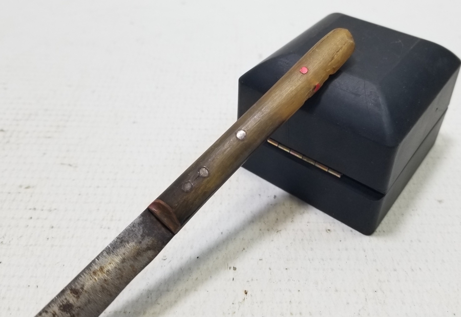 BOYNUZ SAPLI OSMANLI DÖNEMİ KARADENİZ YAN KAMASI