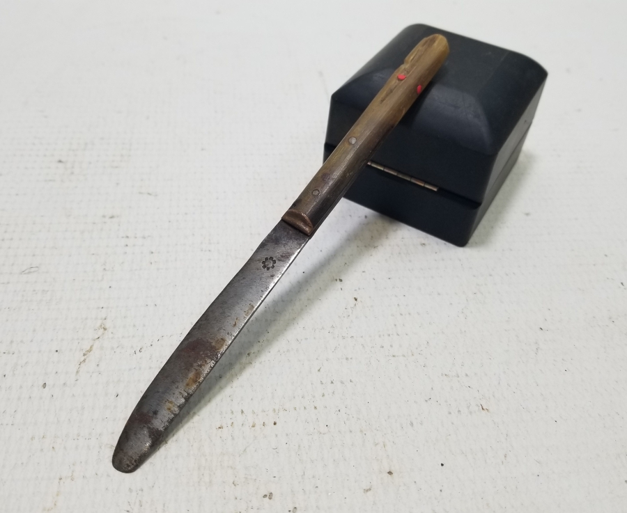 BOYNUZ SAPLI OSMANLI DÖNEMİ KARADENİZ YAN KAMASI