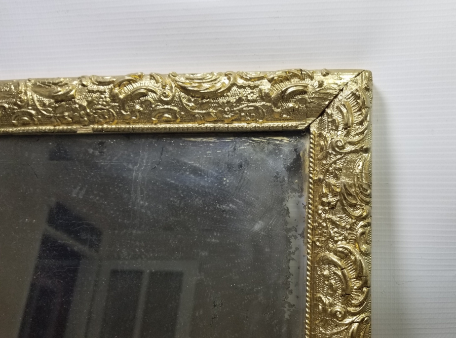 ÜZERİ ALTIN VARAKLI OSMANLI DÖNEMİ AYNA