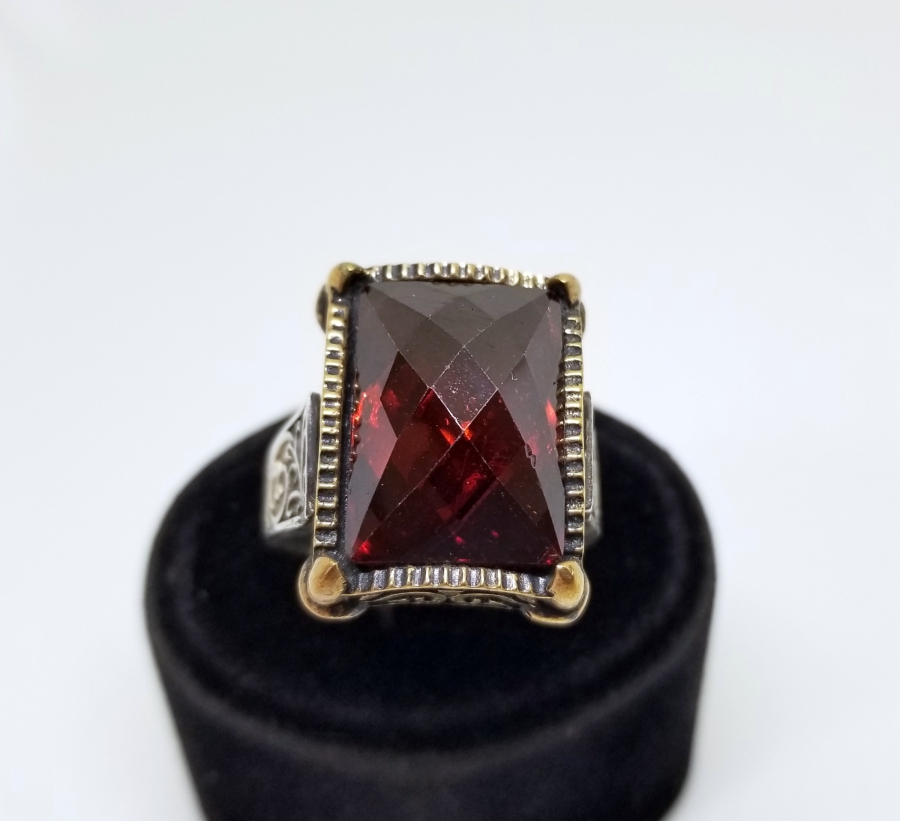 KABARTMA İŞÇİLİKLİ GÜMÜŞ YÜZÜK