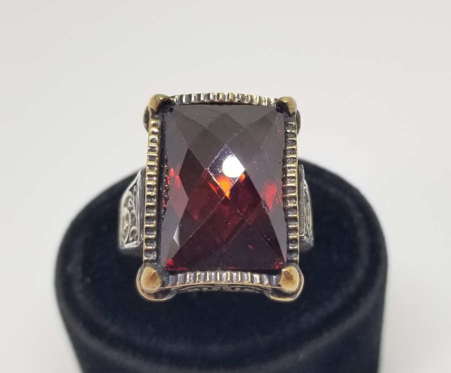 KABARTMA İŞÇİLİKLİ GÜMÜŞ YÜZÜK